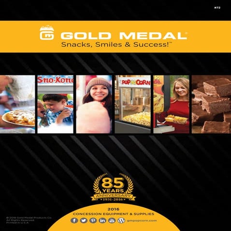 2016 Gold Medal Products Catalogue