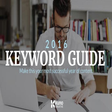 2016 SEO Keyword Guide