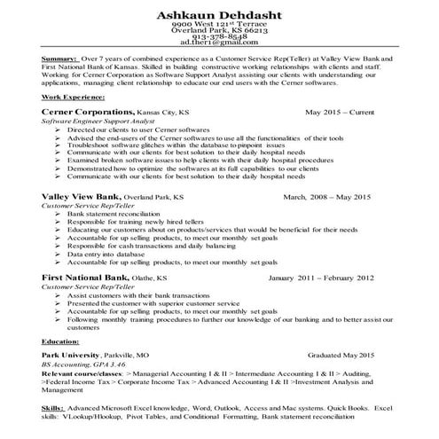 2016 Resume | PDF