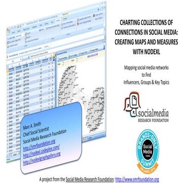 2016 SocialMedia.Org Marc Smith-NodeXL-Social Media SNA