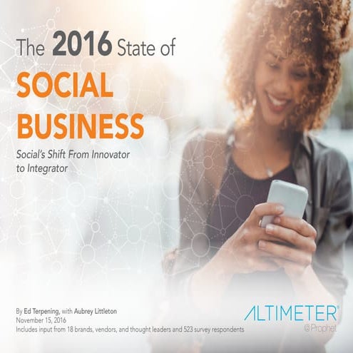 The 2016 State of Social Business
