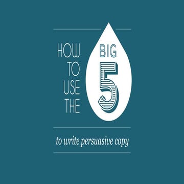 How to use the Big 5 personality traits to write persuasive copy