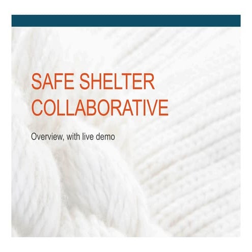 Safe Shelter Collaborative: Overview | PPT