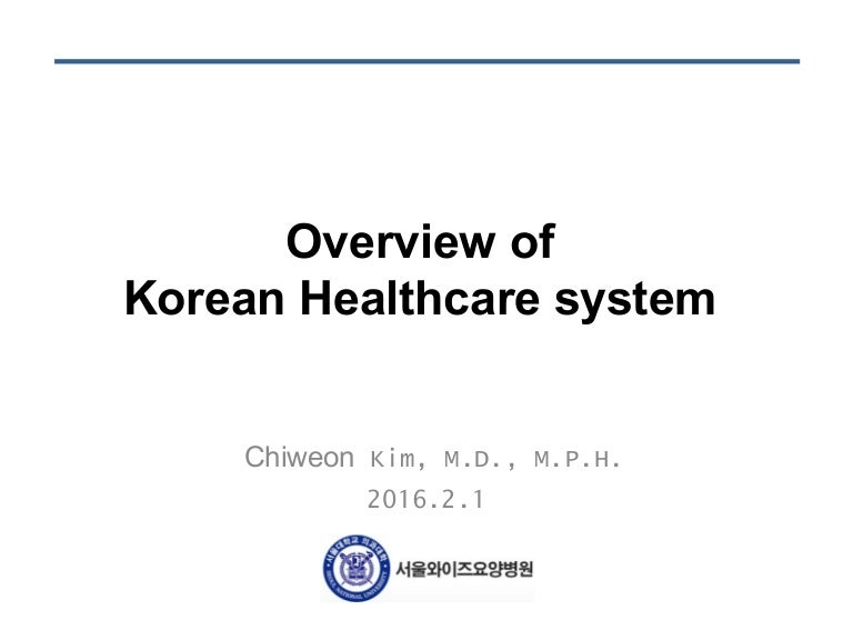 korean healthcare system overview