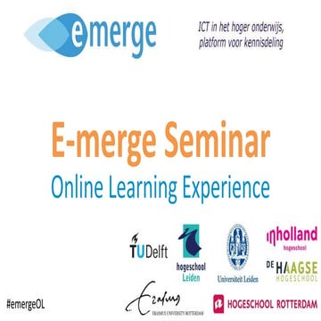 TU Delft Extension School voor E-merge