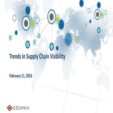 Webinar: Trends in Supply Chain Visibility