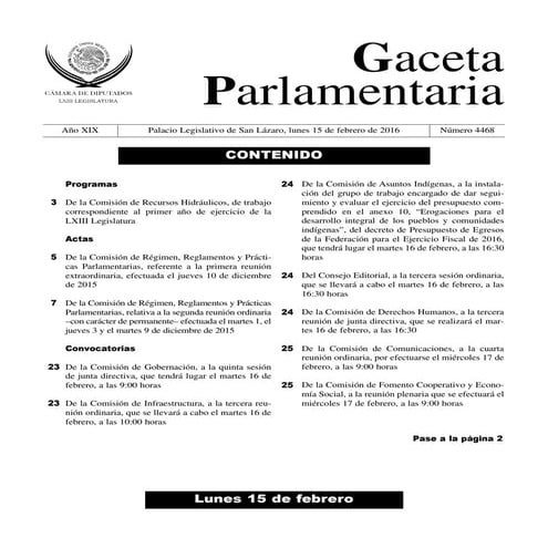 20160215 parlamentaria