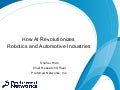 How AI revolutionizes robotics and automotive industries