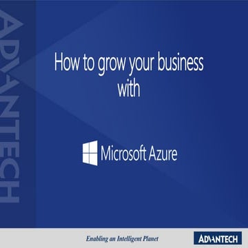 How to Grow Your Business with Microsoft Azure