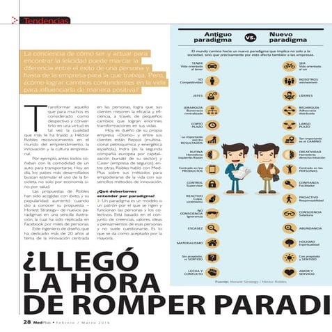 Entrevista Hector Robles revista MED PLUS n99