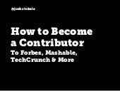 How to Become a Contributor to Forb...