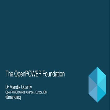 Introduction to the OpenPOWER Foundation - Open Source Days event