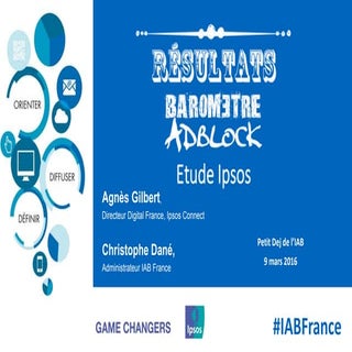 IAB et Ipsos : les adblocks