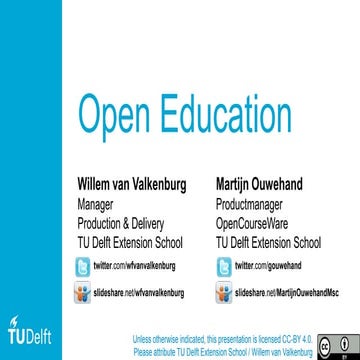 ESC31 Workshop Open Education
