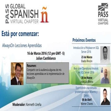 Lecciones aprendidas SQL Server AlwaryOn