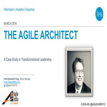 The Agile Architect - Agile India 2016