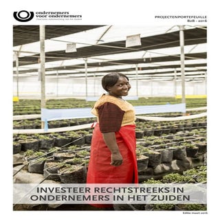 Portfolio of the projects supported...