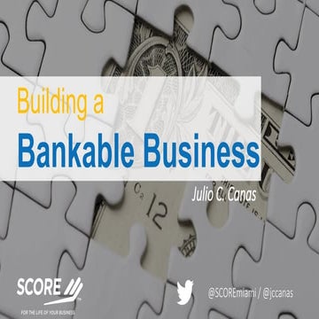 Building a Bankable Business | PPTX