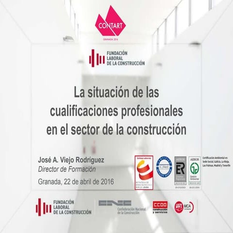 La situación de las cualificaciones profesionales en el sector de la construc...