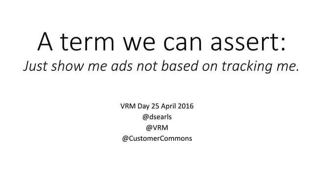 2016 04 25 VRM Day