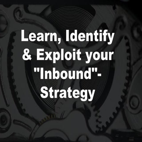 Traffic generation workshop (SEO)