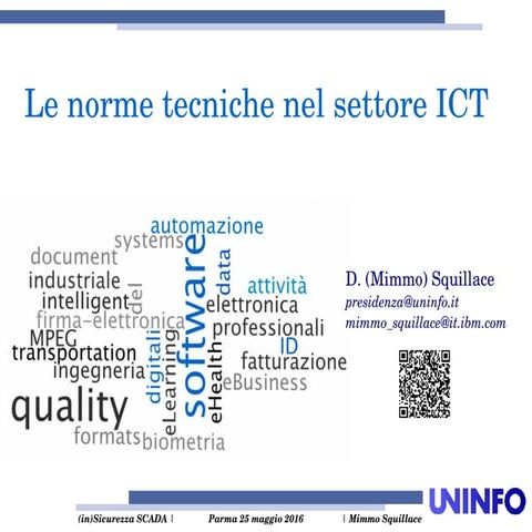 Le norme tecniche nel settore ICT