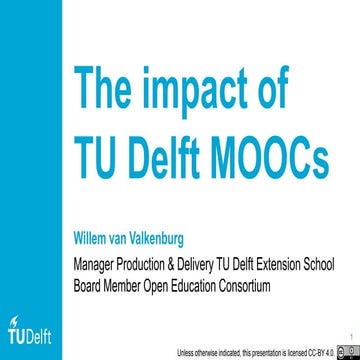 Impact of MOOCs for Qualtrics event