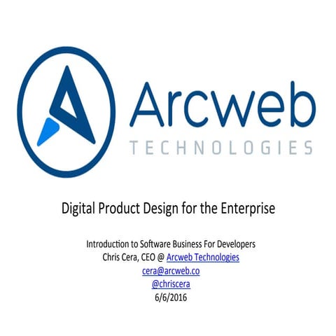 Introduction to Business for Software Developers