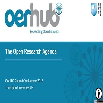 The Open Research Agenda (Milton Keynes)