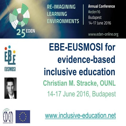 2016-06-17 EDEN EBE-EUSMOSI evidence-based inclusive education Stracke