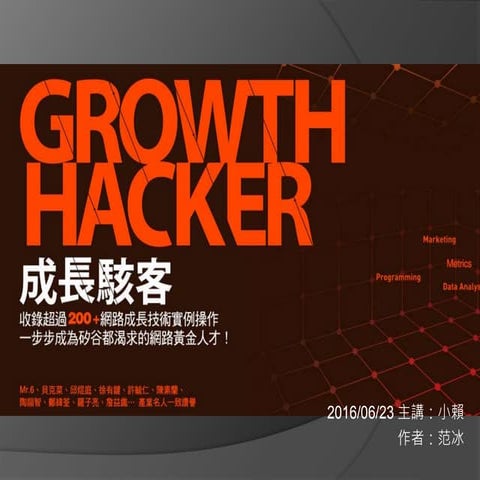 20160622 小賴-成長駭客-第二章-創造正確的產品