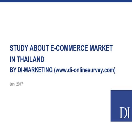 E-Commerce Market in Thailand