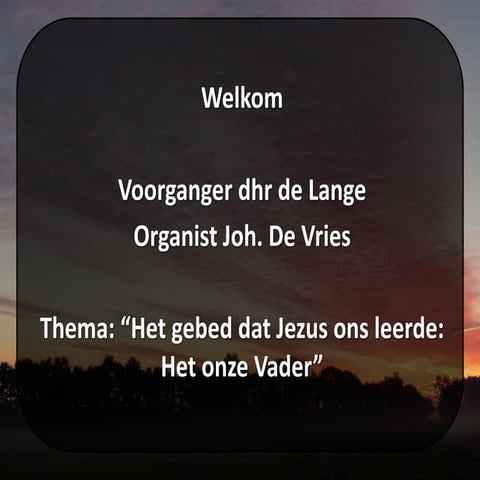 Het gebed dat Jezus ons leerde: Het onze Vader | PPTX | Christianity