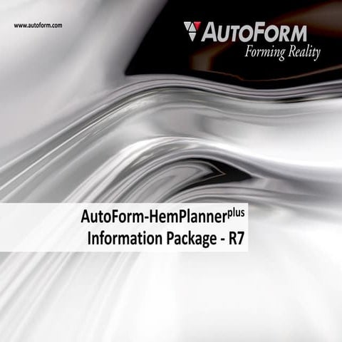 AutoForm-HemPlanner^plus R7 in Hemming Simulation