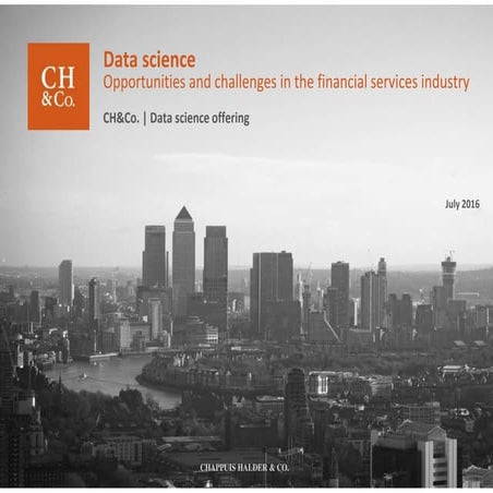 Data Science by Chappuis Halder & Co.