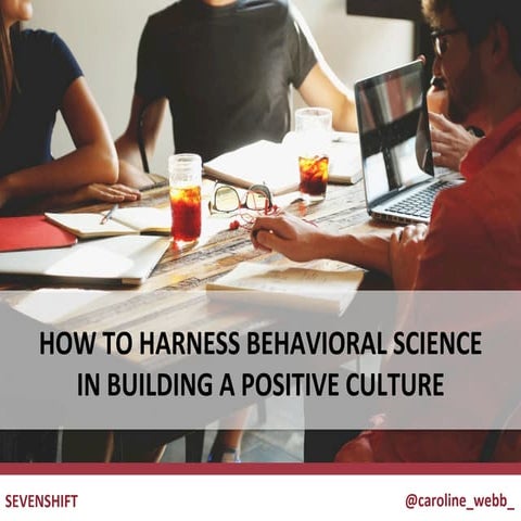 Behavioral Science of a High-Performance Culture