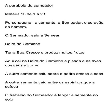 20160821 a parábola do semeador