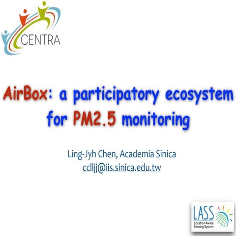 AirBox: a participatory ecosystem for PM2.5 monitoring