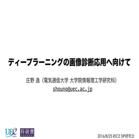 20160825 IEICE SIP研究会 講演