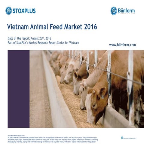 Vietnam Animal Feed Market 2016