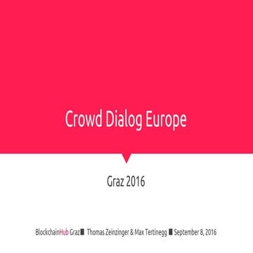 Decentalized Crowdfunding with Blockchain Technology