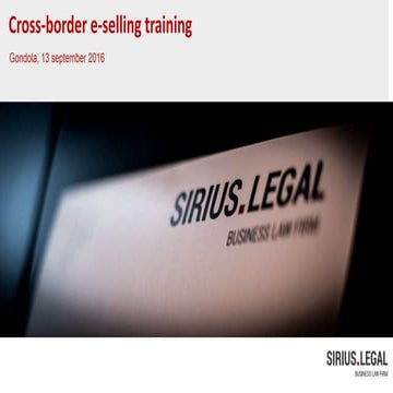 20160913 gondola cross border ecommerce