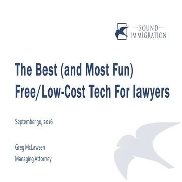 The best (and most fun) free/low-cost legal tech for lawyers