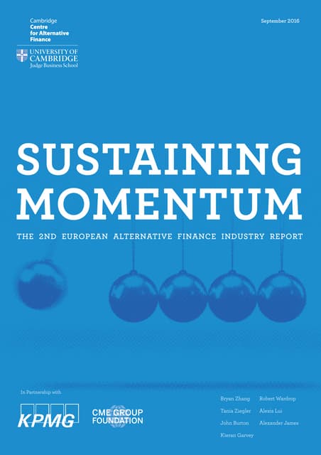 Crowdfundingfinance Study Europe 2015 - Universe of Cambridge