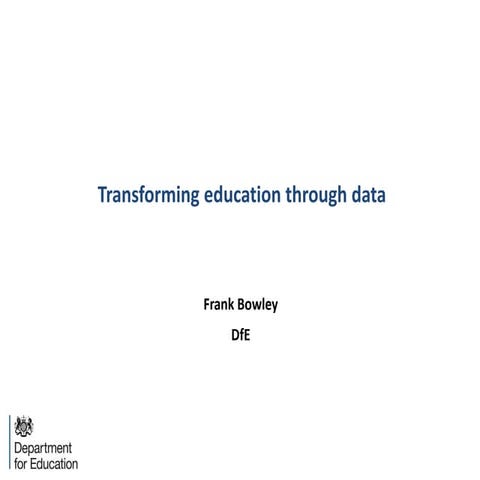 Transforming education through data