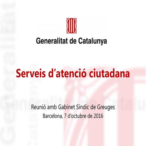 Serveis d'atenció ciutadana