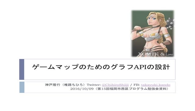 ゲームマップのためのグラフAPIの設計