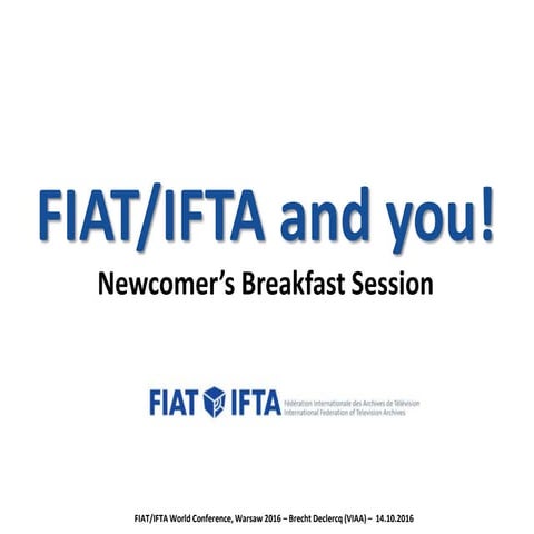 20161013 fiat ifta breakfast session