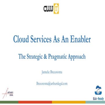Cloud Services As An Enabler