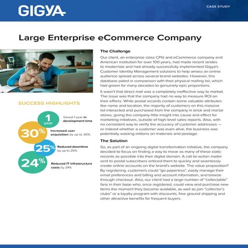 Case Study: Large Enterprise eCommerce Company